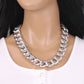 in indifferent niche design aluminum chain collarbone chain female trend fashion temperament stacked hip-hop necklace