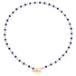 Jewelry Fashion Temperament Colorful Crystal Glass Beads Necklace Simple OT Buckle Short Flower Necklace