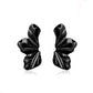 Retro exaggerated golden flower earrings simple temperament matte irregular petal earrings fashion earrings for women