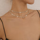 Exaggerated Claw Chain Necklace Rhinestone Tassel Light Luxury Necklace Personality Dinner Party Temperament Net Red Necklace