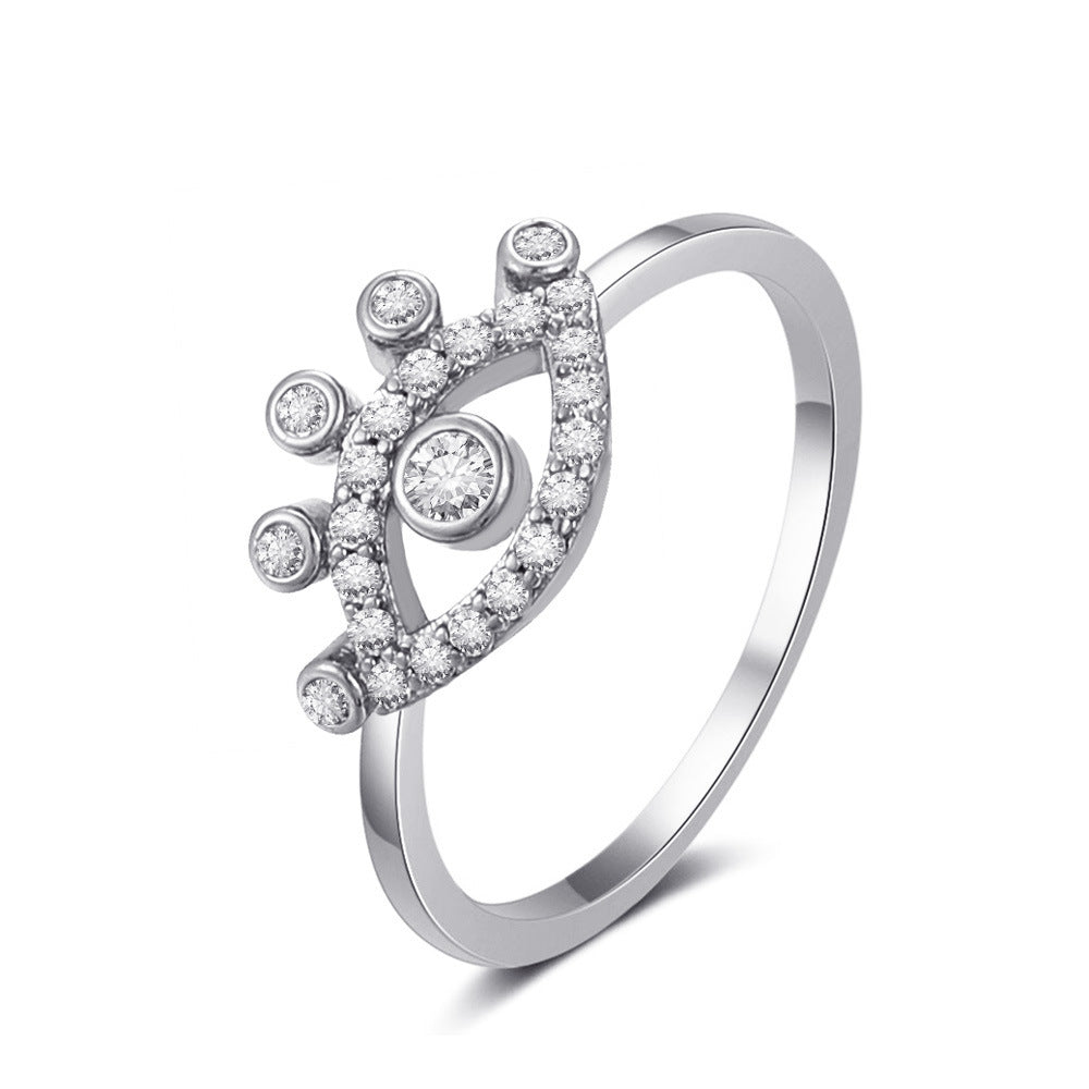 Ins super fairy zircon butterfly open ring female fashion light luxury wheat ear index finger ring simple star ring