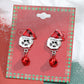 Christmas series earrings cartoon cute dripping oil simulation snow elk earrings autumn and winter