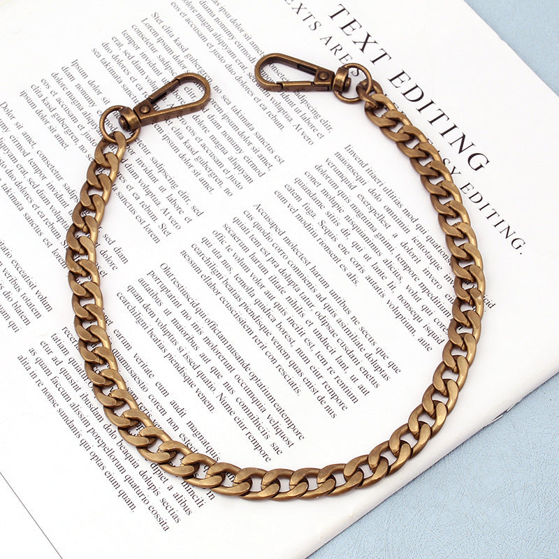Fashion trendy simple and versatile punk metal chain can be used as a trouser chain bag chain for multiple purposes