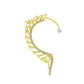 Ins diamond-studded butterfly ear hanger women without ear piercing butterfly ear bone clip fashion niche exaggerated wing ear clip