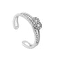 Ins super fairy zircon butterfly open ring female fashion light luxury wheat ear index finger ring simple star ring