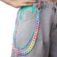 Fashion Waist Jewelry Versatile Candy Color Double Layer High Street Retro Color Resin Pants Chain Chain
