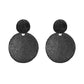 Ins exaggerated disc earrings female retro fashion personality temperament metal geometric large earrings earrings