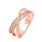 Ins cold zircon opening love ring super fairy fashion star letter hollow index finger ring net red