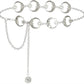 Simple and versatile variety of styles chain moon waist decoration female personality trend sun pendant waist chain
