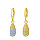 ins diamond tassel earring fashion temperament niche design metal geometric letter heart earring earrings