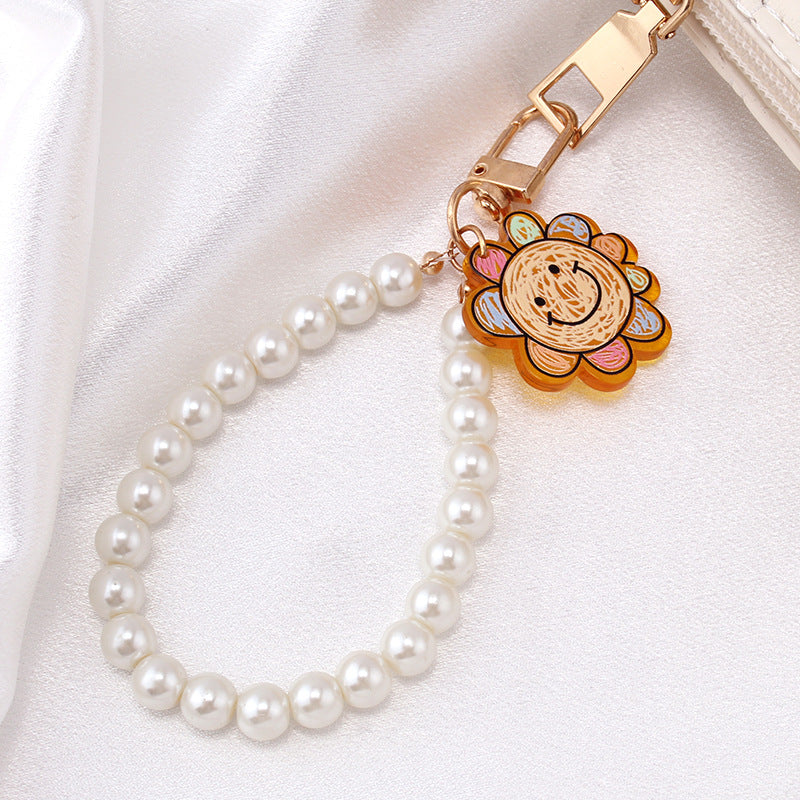 Xingdelu key chain cute creative soft pottery cartoon doll doll acrylic dinosaur rabbit bag pendant