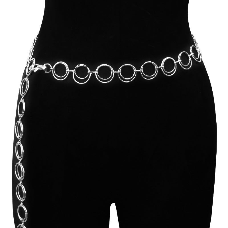 Jewelry Layered Metal Waist Chain Dress Belt Fashion Navel Chain Body Corset Body Chain