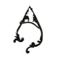 Retro punk elf flying dragon ear hanging single creative metal cat bat without hole ear bone clip