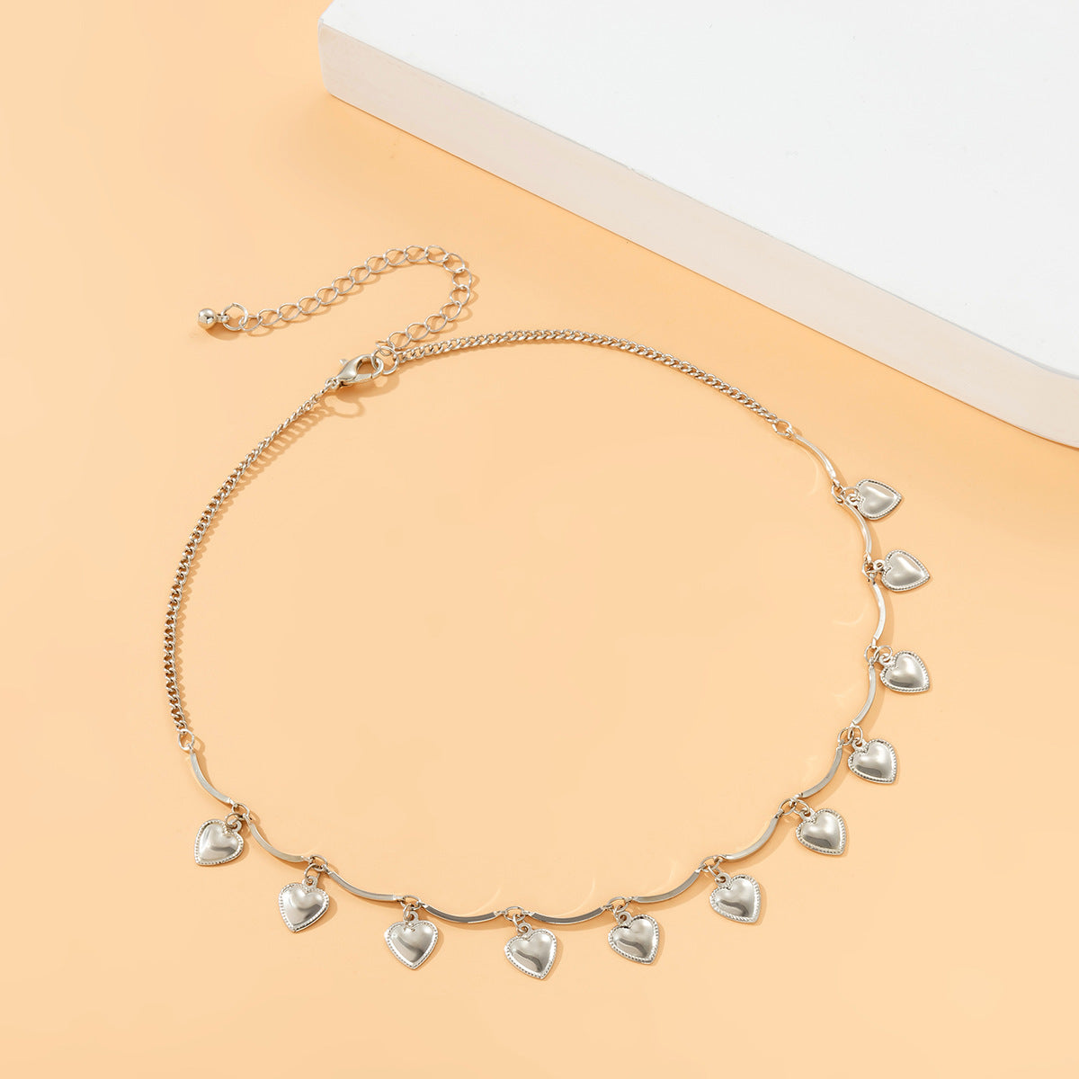 Jewelry Baroque Niche Pearl Love Pendant Necklace Retro Creative Planet Chain Necklace