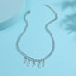 diy simple handmade alloy English word letter necklace hip-hop couple pendant short chain men and women