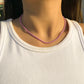 Jewelry Simple Geometric Handmade Versatile Necklace Punk Sweet Cool Color Single Layer Chain Necklace Female