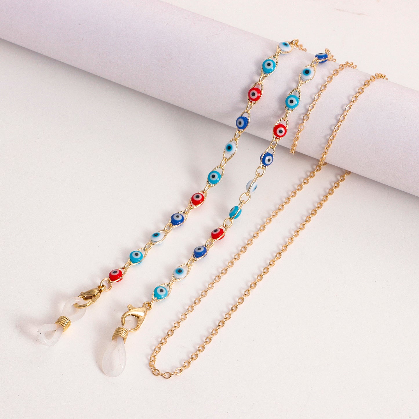 Accessories Mask Chain Glasses Chain Metal Glasses Chain Devil's Eye Mask Chain