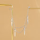 Jewelry punk punch-free iron chain tassel nose nails nose ring earrings one-piece piercing nose decoration