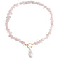 Jewelry Large Shaped Pearl OT Buckle Necklace Femininity Simple Fashion Green Turquoise Necklace