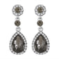 E1132 Fashion Retro Rhinestone Geometric Earrings Women's Palace Light Luxury Niche Simple Medieval Earrings