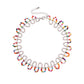 Jewelry Bohemian colored rice beads snake-shaped S-curved necklace ins niche fairy necklace
