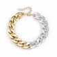 Jewelry Exaggerated Punk Geometric Single Layer Men's and Women's Necklace Fashion Trend Mixed Color Thick Chain Necklace