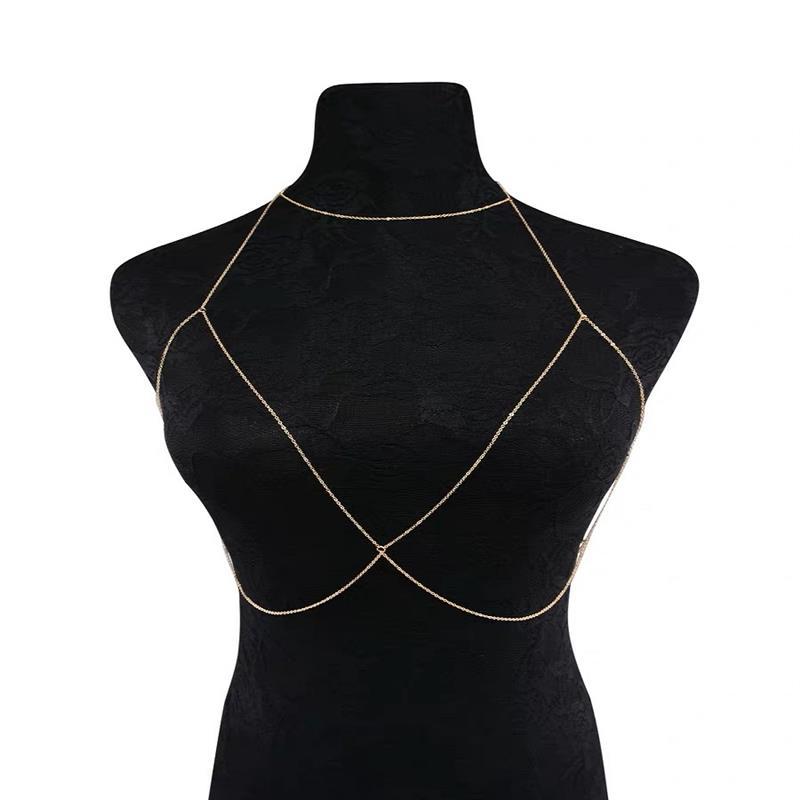 Jewelry simple street style clothing geometric sexy body chain