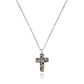 Jewelry simple small hole chain color cross pendant necklace female national trend necklace
