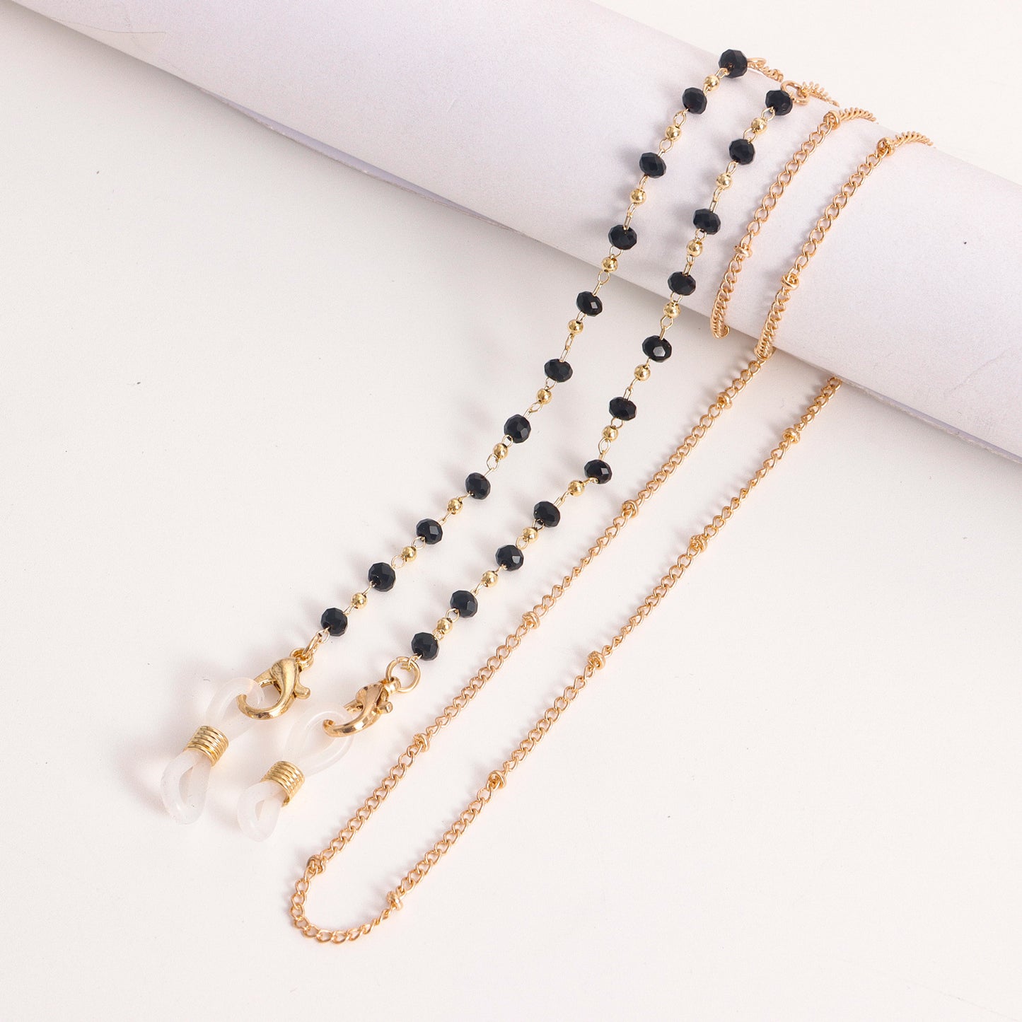 Glasses chain mask hanging chain fashion colorful crystal glasses hanging chain sun glasses chain