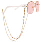 Mask chain glasses chain glasses chain mask chain glasses metal chain gravel metal chain