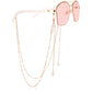 Mask hanging chain glasses hanging chain mask chain glasses chain stone mask chain picture stone glasses chain