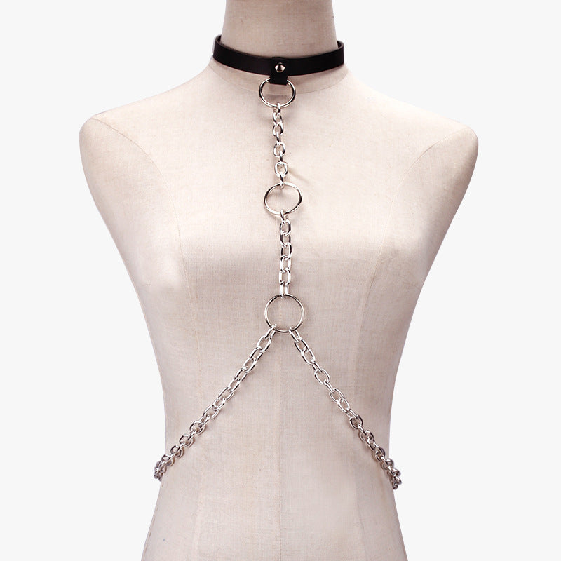 Jewelry Personality Simple Circle Body Chain Feminine Multi-Circle Necklace Clothing Chain