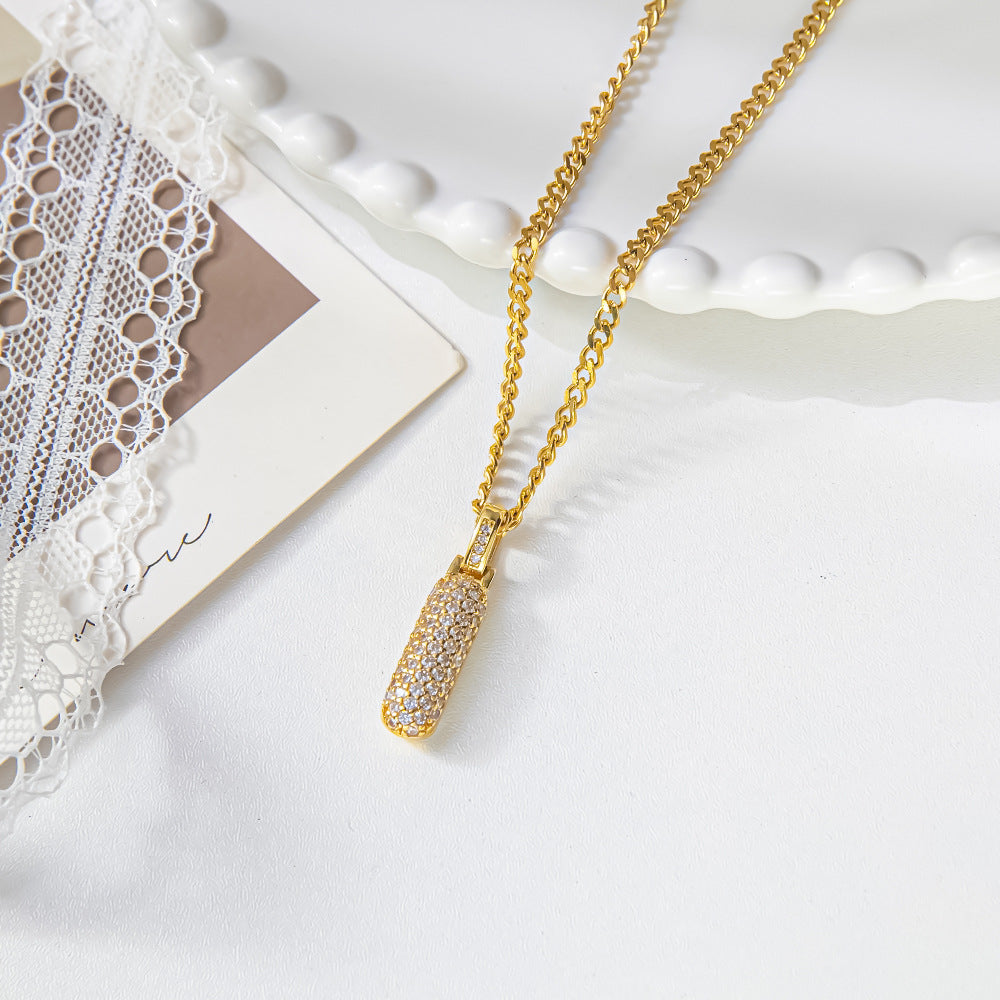 Jewelry Ins Hip Hop Number Necklace Angel Lucky Number Clavicle Chain