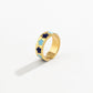 Jewelry sweet cool macaron color drop nectarine heart ring simple star-shaped opening ring female
