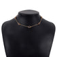 N1367 Minority Palace Simple Necklace Women's French Light Luxury Retro Temperament Micro-inlaid Rhinestone Necklace