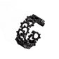 Creative woven mesh metal sun ring ins hip-hop cold street trend hollow ring female