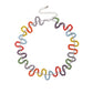 Jewelry Bohemian colored rice beads snake-shaped S-curved necklace ins niche fairy necklace