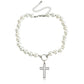 Jewelry punk clavicle chain niche design mother-of-pearl necklace female trend alloy sweater chain necklace