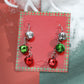 Christmas series earrings cartoon cute dripping oil simulation snow elk earrings autumn and winter