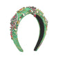 F3697 Jewelry Fashion Retro Catwalk Temperament Headband Embroidery Full Diamond Palace Hair Accessories Female