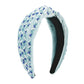 F4781 velvet hand-sewn headband pure color wide-brimmed knotted sweet retro resin headband female
