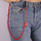 Simple pants chain resin color waist chain punk hip-hop rock all-match smiley face pants chain