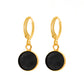 ins color transparent crystal earrings fashion light luxury French mini water drop earring temperament simple earrings