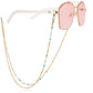 Mask chain glasses chain glasses chain mask chain glasses metal chain gravel metal chain