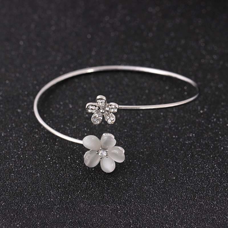 Jewelry Personality Bow Knot Flower Simple Open Bracelet Fashion Creative Bracelet Bracelet