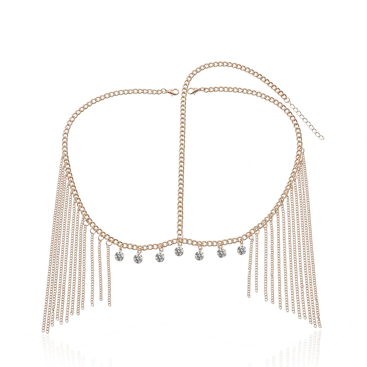 Jewelry Fashion Hair Accessories Female Headband Long Tassel Head Chain Diamond Accessories