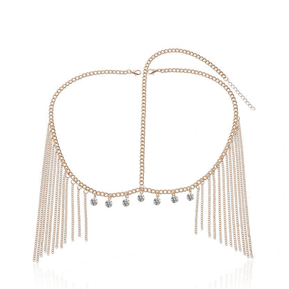 Jewelry Fashion Hair Accessories Female Headband Long Tassel Head Chain Diamond Accessories