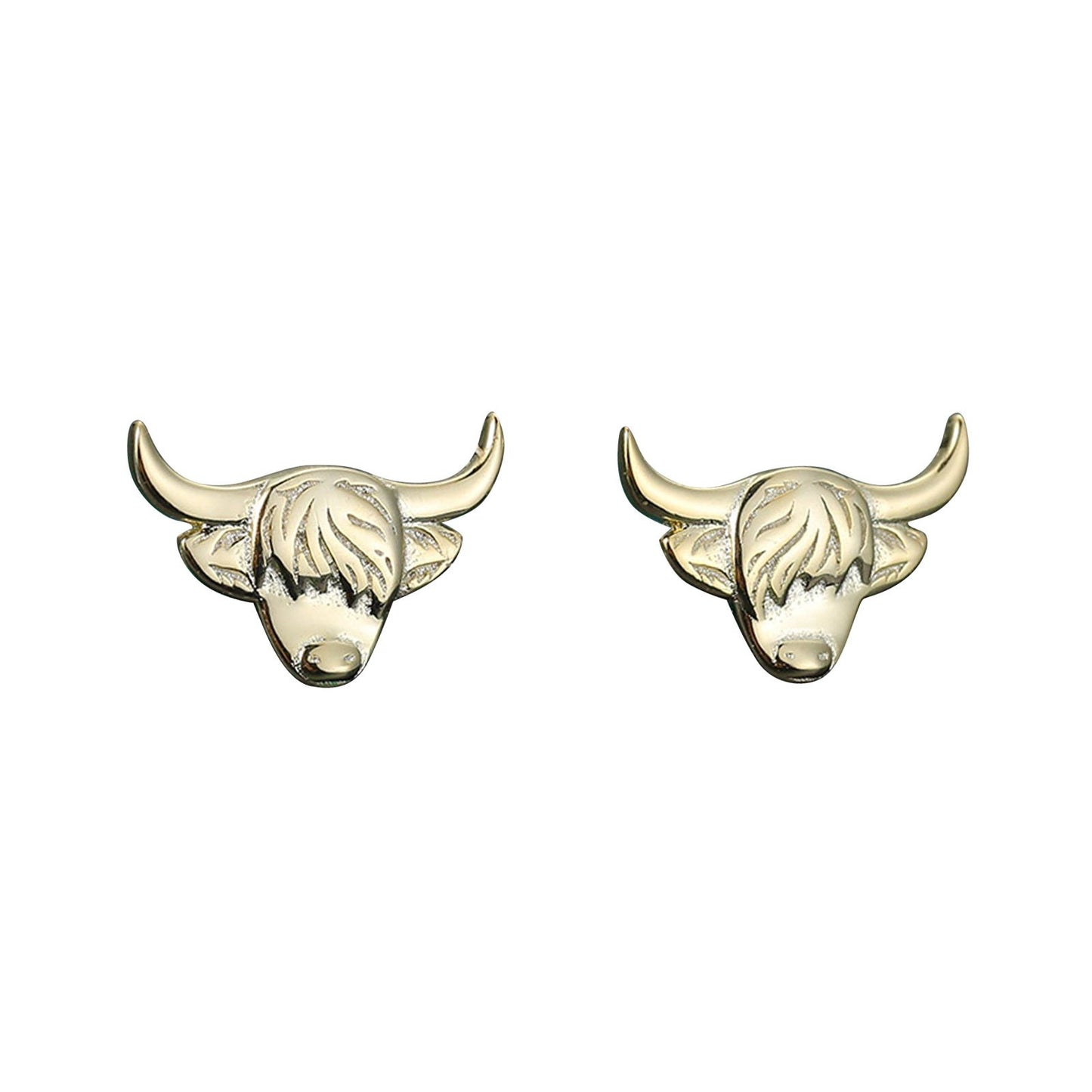 Explosive Children's Jewelry Cute Cartoon Cow Earrings Female Fashion Small Animal Earrings Jewelry