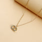 Jewelry simple single-layer geometric 8-character pendant clavicle chain necklace women's sweater necklace high-end sense