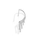 Jewelry Fashion Design Sense Irregular Water Drop Earrings Female Metal Versatile Geometric Earrings Earrings